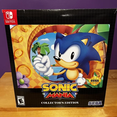 Sonic Mania Collector’s Edition Nintendo Switch NO GAME Collector Items Only