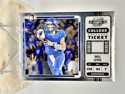 2023 Panini Chronicles Will Levis RC CONTENDERS OPTICS DRAFT PICKS SILVER Titans