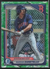 2024 Bowman Nazzan Zanetello BCP-88 Lunar Glow Refractor | Boston Red Sox
