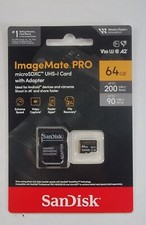 SanDisk ImageMate PRO microSDXC Memory Card 64GB With Adapter