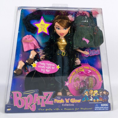 Neu in OVP 2003 MGA Bratz Puppe Funk n Glow Dana Doll