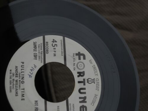 Z26 FORTUNE 824 R&B SOUL ROCKER ANDRE WILLIAMS DON JUANS PULLING TIME TIA JUANA - Picture 7 of 7