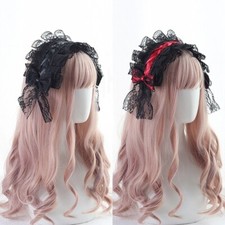 Gothic Lolita Headband Lace Headwear Maid Hair Accessorie Cosaplay Retro