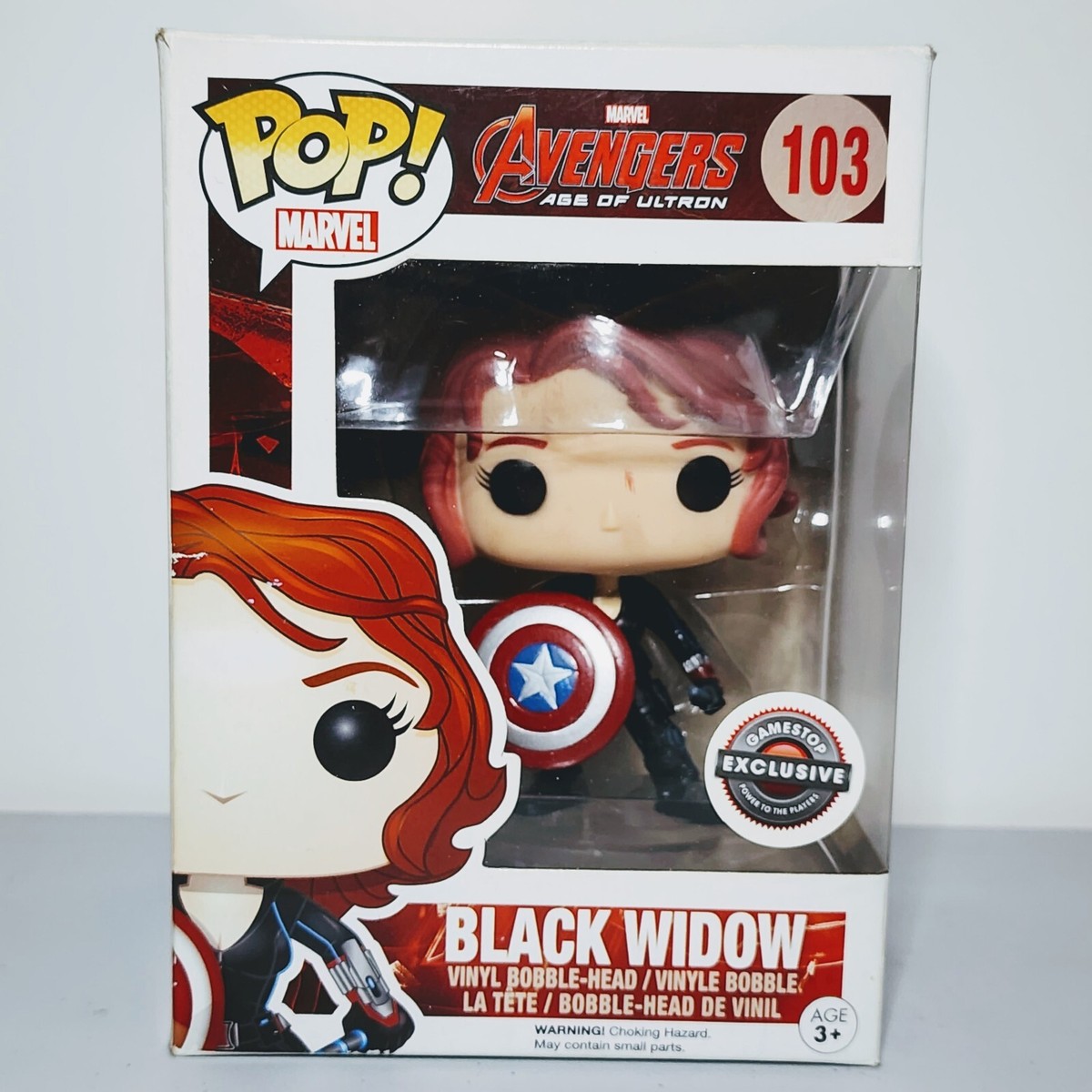 アメコミ FUNKO POP! MARVEL AVENGERS/AGE OF ULTRON Funko Pop Marvel: Avengers Age of Ultron - Black Widow #103
