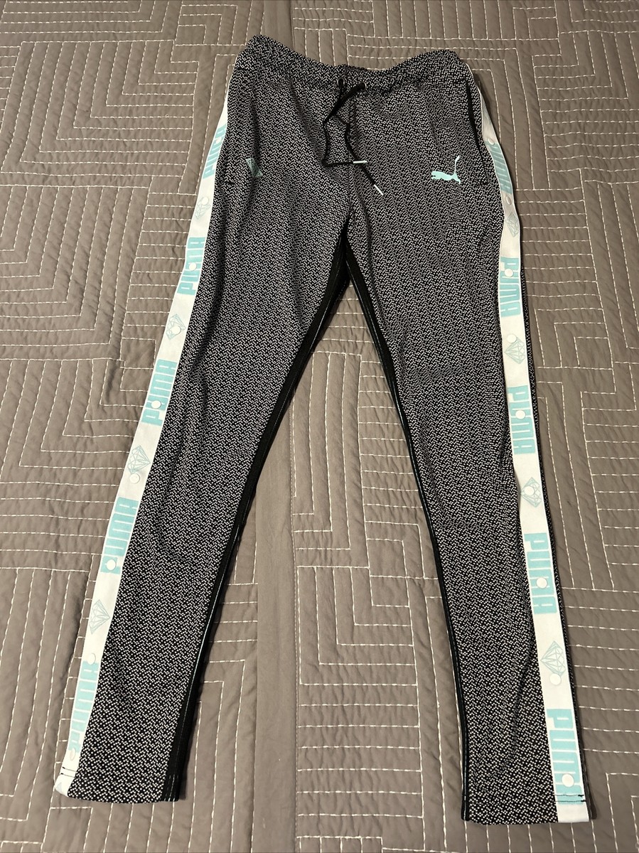 PUMA Diamond Supply Collab Men's Black And White Snap Track PUMA Diamond Supply Collab Men's Black And White Snap Track