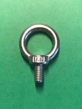 Stainless Steel 316 1/4" Lifting Eye Bolt 1/4" UNC Marine Grade