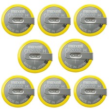 8pcs 3V CR2032H 240mAh High Capacity Li-ion Non-rechargeable Battery New