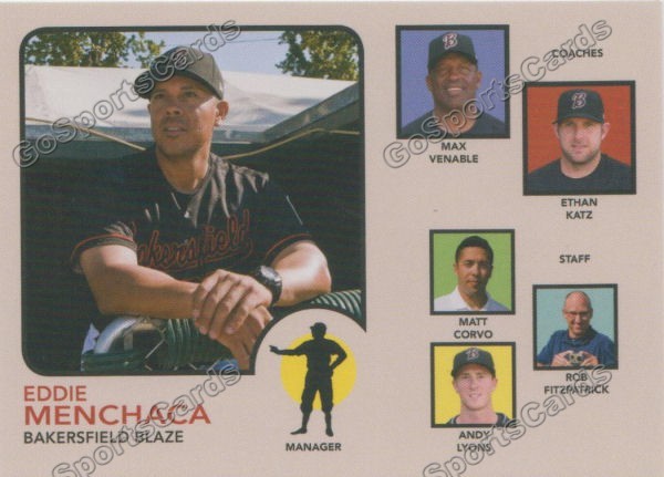 2016 Bakersfield Blaze Eddie Menchaca Max Venable Ethan Katz Mariners