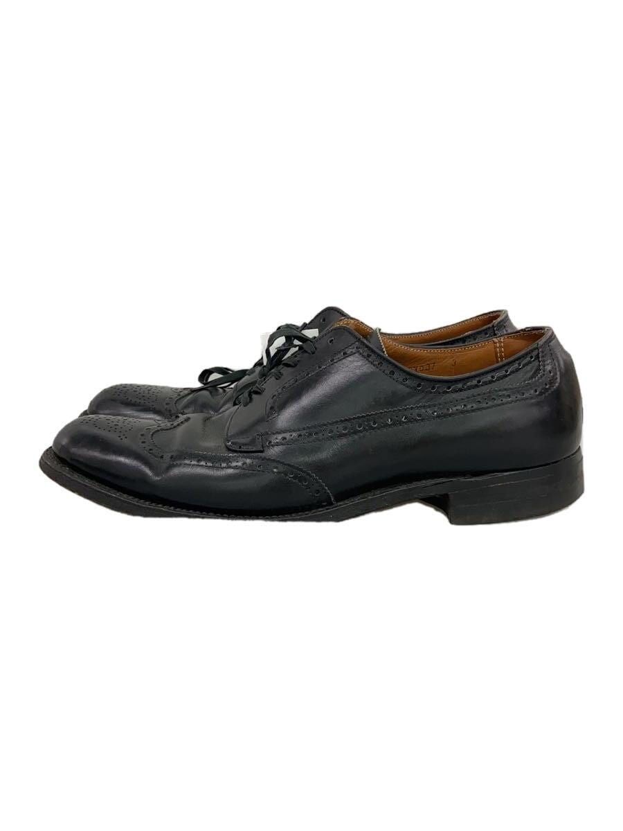 Alden dress shoes circa 90s Black Short Wing Tip Blucher UK 10.5 
