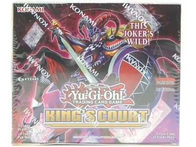 Yu-Gi-Oh! Kings Court Display Box Englisch 1. Auflage 24 Booster Konami Neu OVP