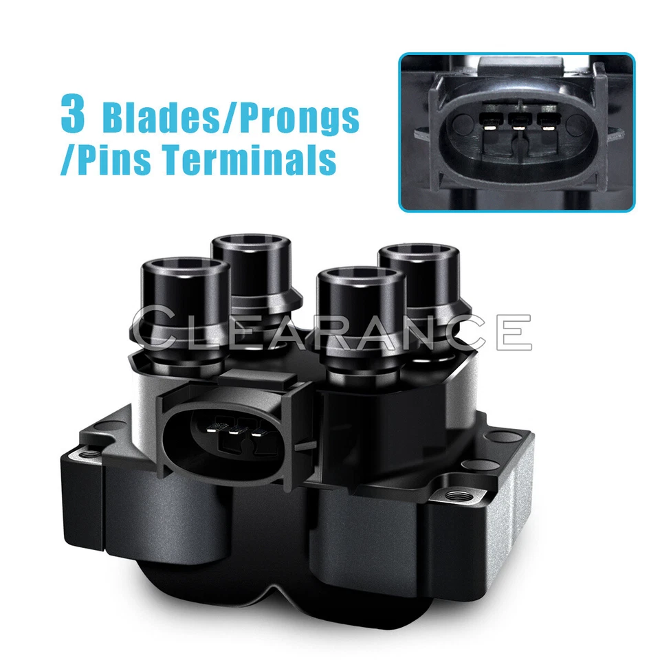 2 Ignition Coil Pack & 8 Spark Plug Wire For Ford F150F250 Lincoln Mercury FD487 Foto 2 de 4