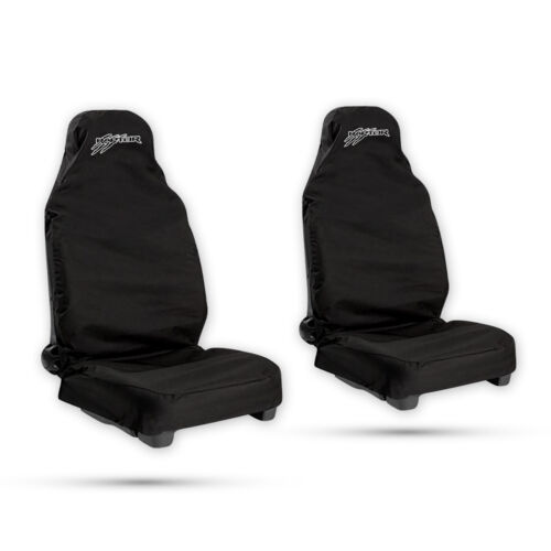 Par de cubiertas de asientos resistentes delanteras negras impermeables para Ford Ranger Raptor 2x - Imagen 1 de 1