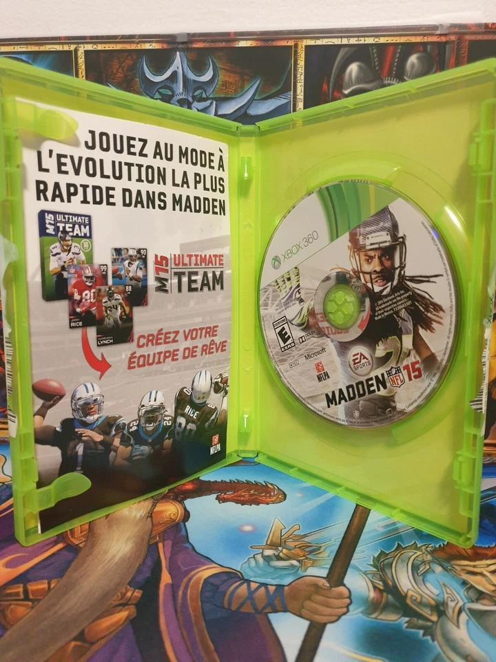 Xbox 360 Madden 15 Kinect NFL Football Video Game EA Sports Works Perfect - Image 2 of 3