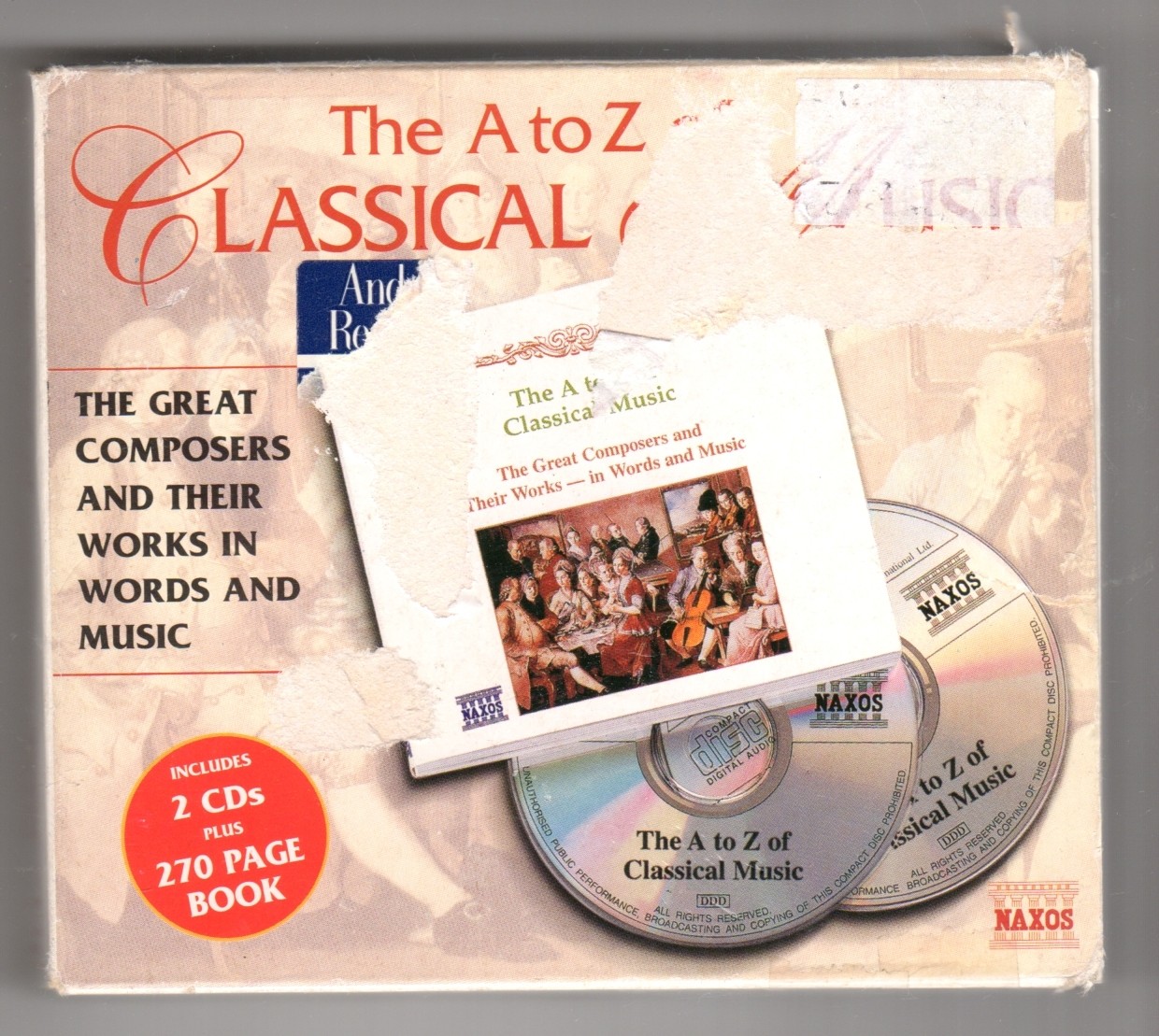 (IF147) The A To Z Of Classical Music - 1995 CD set + Book