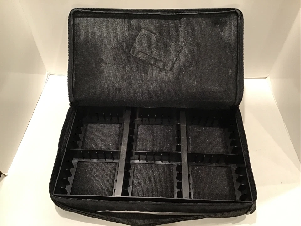 Case Logic Black Nylon Carrying/Storage Case w/Strap Holds 30 Cassette Tapes - Image 4 of 4