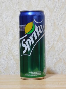 empty unopened sprite can