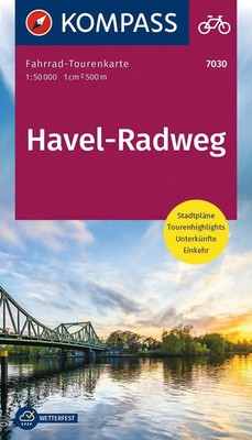 KOMPASS Fahrrad-Tourenkarte Havel-Radweg 1:50.000 | (Land-)Karte | 92 S. | 2022