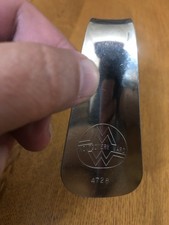 VINTAGE MONTGOMERY WARD METAL ADVERTISING SHOEHORN SHOE HORN 4728