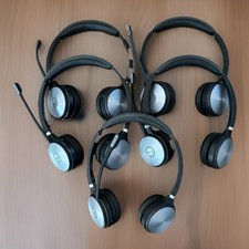 Lot of 5 Yealink WH66 Dual Teams Wireless Headset For Parts or Repair ONLY
