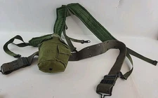 VTG US Military Alice Field Gear Web Belt Pouches Canteen USGI Sz