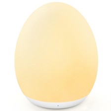 Night Light for Kids, 7 Colors Changing Egg Light for Nursery Stepless