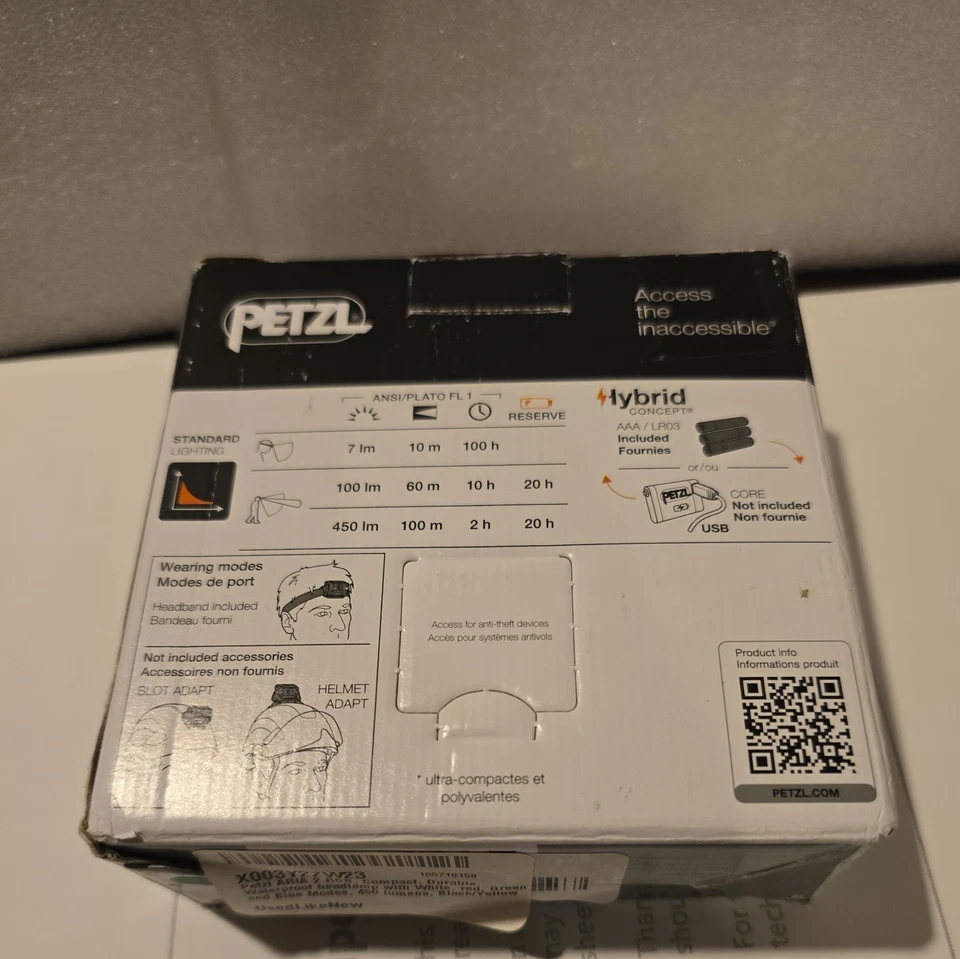 Faro Petzl ARIA 2 RGB Grado Profesional Compacto 450 Lúmenes Negro  Foto 2 de 4