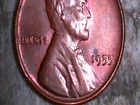 1955 p lincoln wheat cent uncirculated