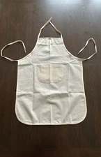 100% Cotton Apron for Kitchen (50x70) Natural Color (6 Piece)