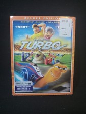 Turbo 3D/Blu-ray/DVD,2013, 3-Disc Set, Includes Digital Copy Sealed/Slipcover 