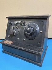 Radio Cristallo Made in Japan Sonda Galena Tipo Crystal Detector Antico Giappone JP