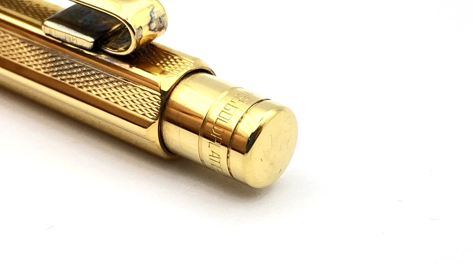 VINTAGE CARAN D`ACHE ECRIDOR BALLPOINT PEN IN GOLD PLATED MADE IN SWITZERLAND - Image 3 of 4