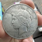 1934-D Peace Silver Dollar $1