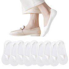 9 Pairs Thin No Show Socks Womens Summer Low Cut Liner Non Slip Invisible Soc...