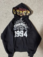 Supreme x MM6 Zip Up Hoodie Black Size L