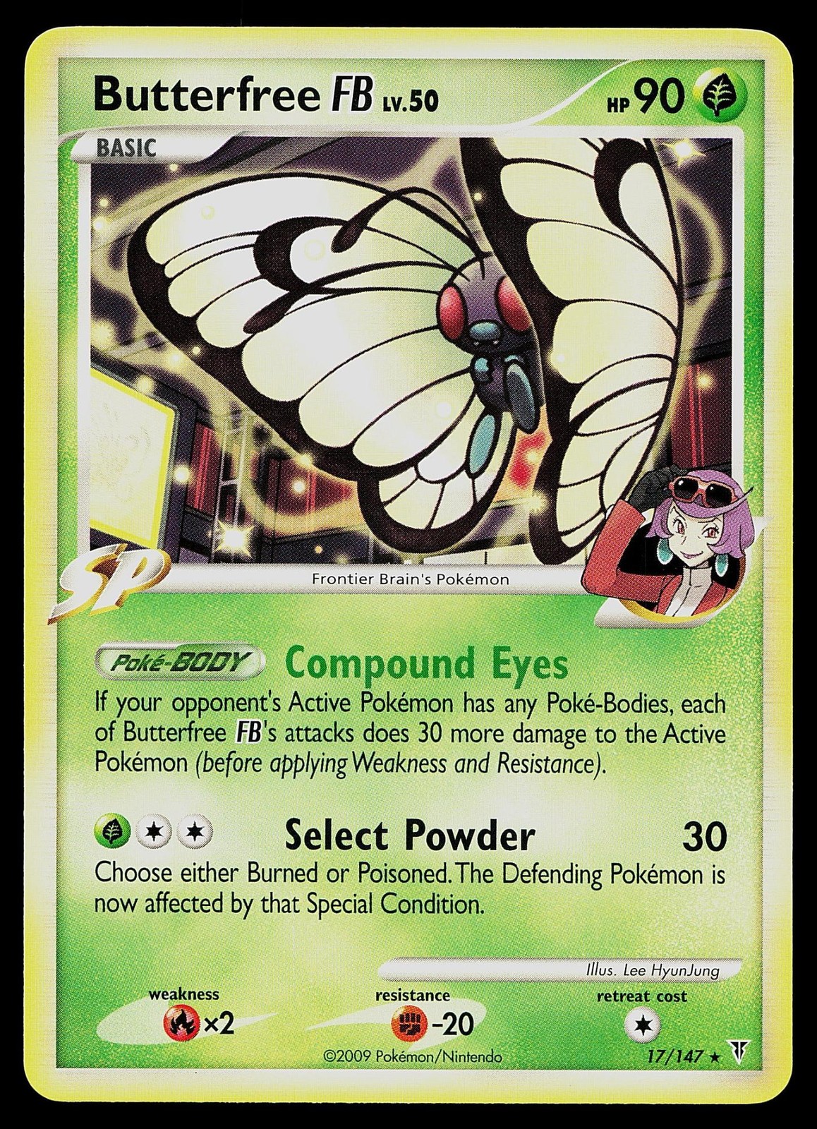 Pokemon Card - Butterfree FB Supreme Victors 17/147 Rare