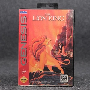 The Lion King (Gensis) Case & Game Only - Authentic Acceptable Condition