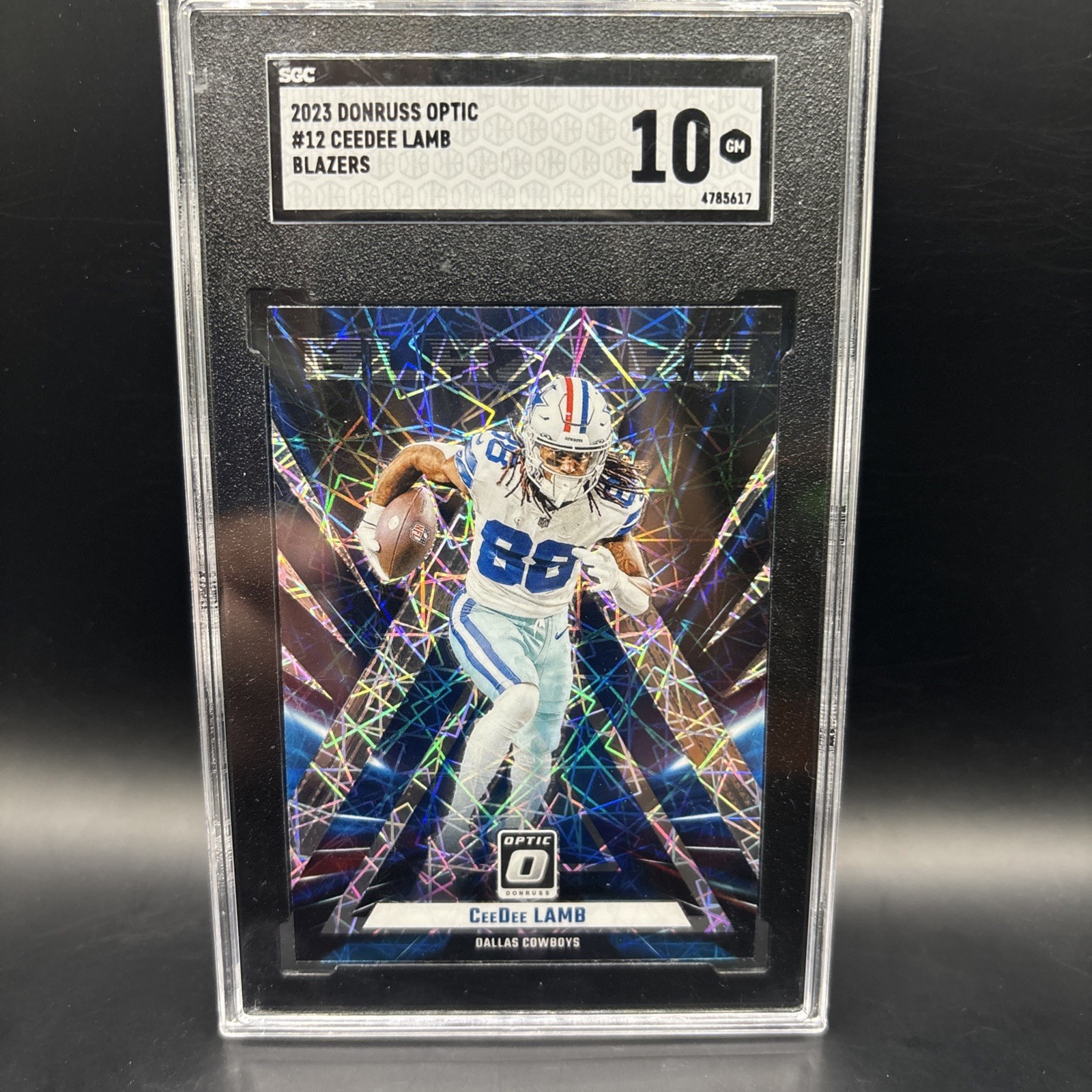 2023 Panini Donruss Optic - Blazers CeeDee Lamb #12 SGC 10