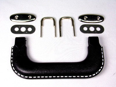 SUPER STAR VINTAGE 80's REPLACEMENT CASE HANDLE w/MOUNTING HARDWARE/INSTRUCTIONS