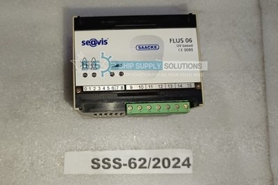 SAACKE FLUS 06 UV FLAMMENMELDER FLUS06UV, 230VAC (unbenutzt neu)