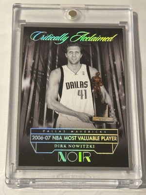 2024-25 Panini Noir Dirk Nowitzki Critically Acclaimed /25 Dallas Mavericks