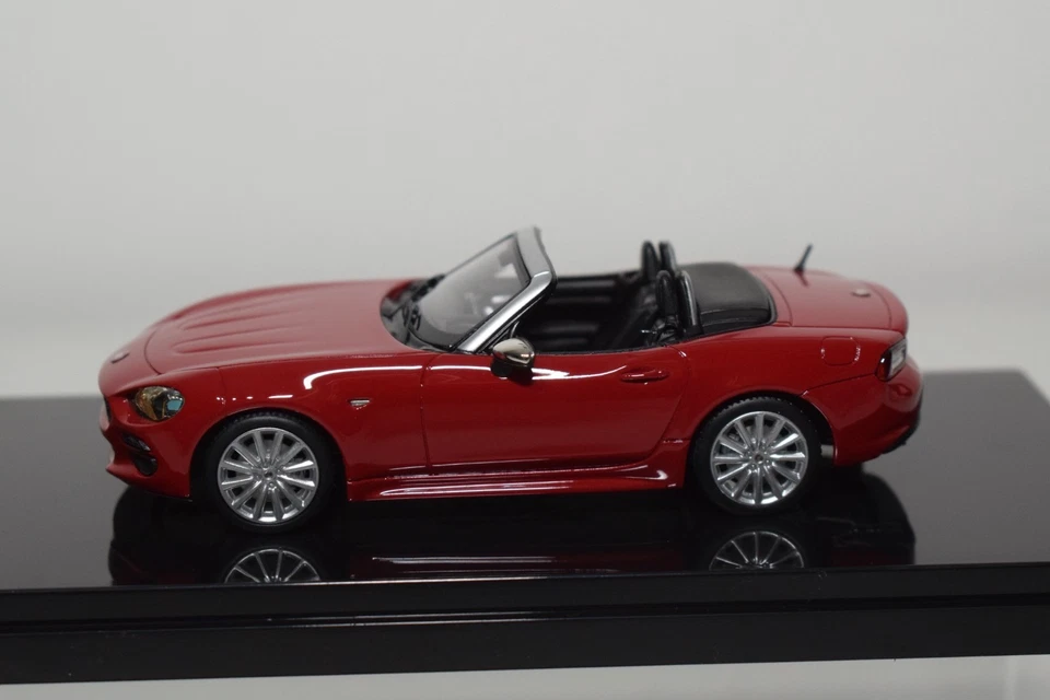 B98 1:43 BBRC181A FIAT 124 SPIDER 2016 ROSSO PASSIONE SIN USAR, EN CAJA 007/124 RARO Foto 3 de 4