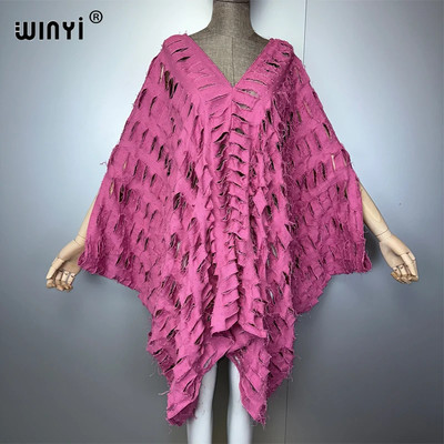Original V Neck Denim Sexy Short Dress with Holes New Fashion Africa Womens Part