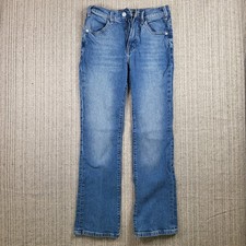 We The Free Jeans Womens 25 Mid Rise Straight Leg Denim Classic Casual Pants