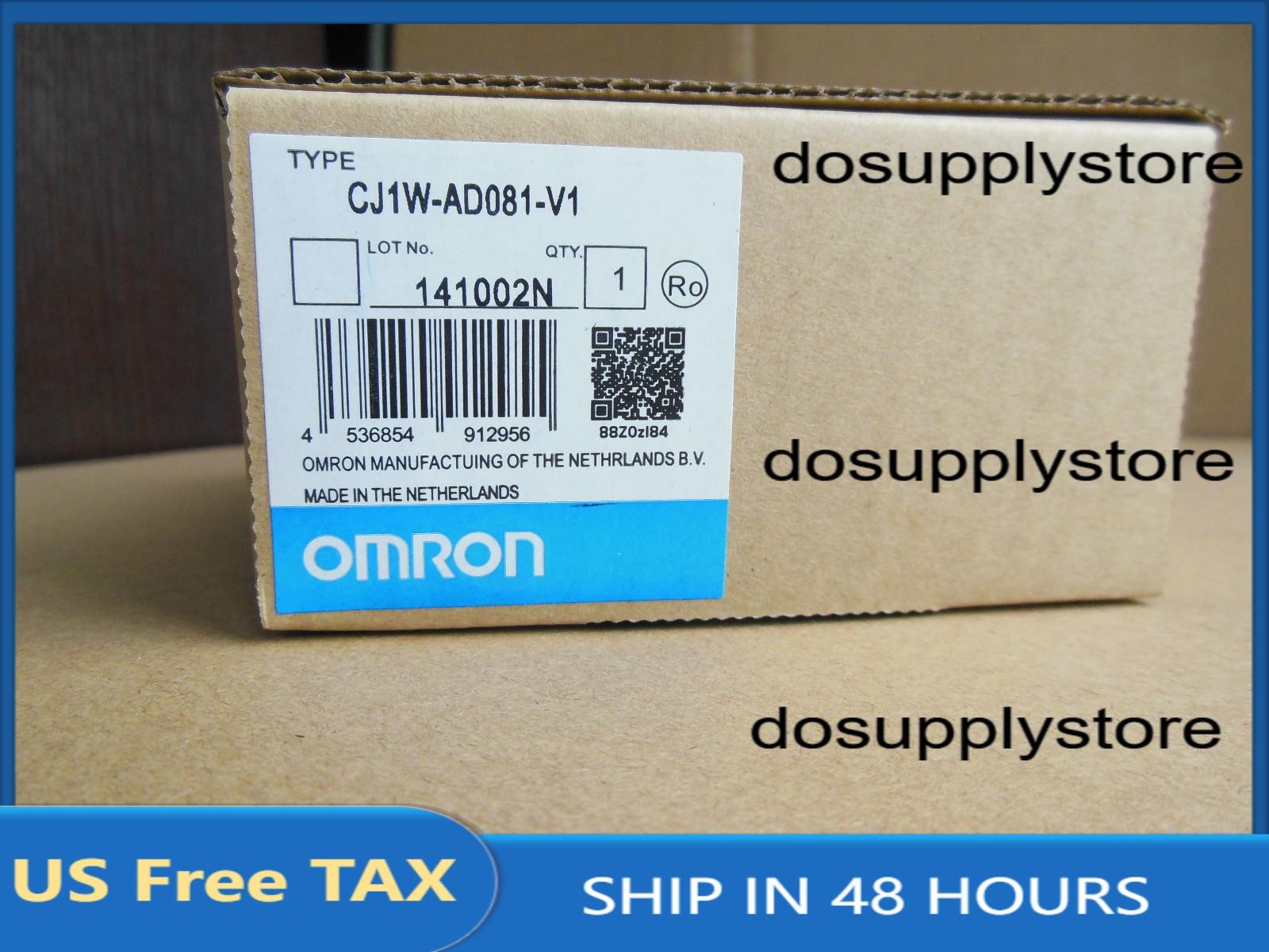 Omron CJ1W-AD081-V1 PLC Module CJ1WAD081V1 One Year Warranty US Free TAX