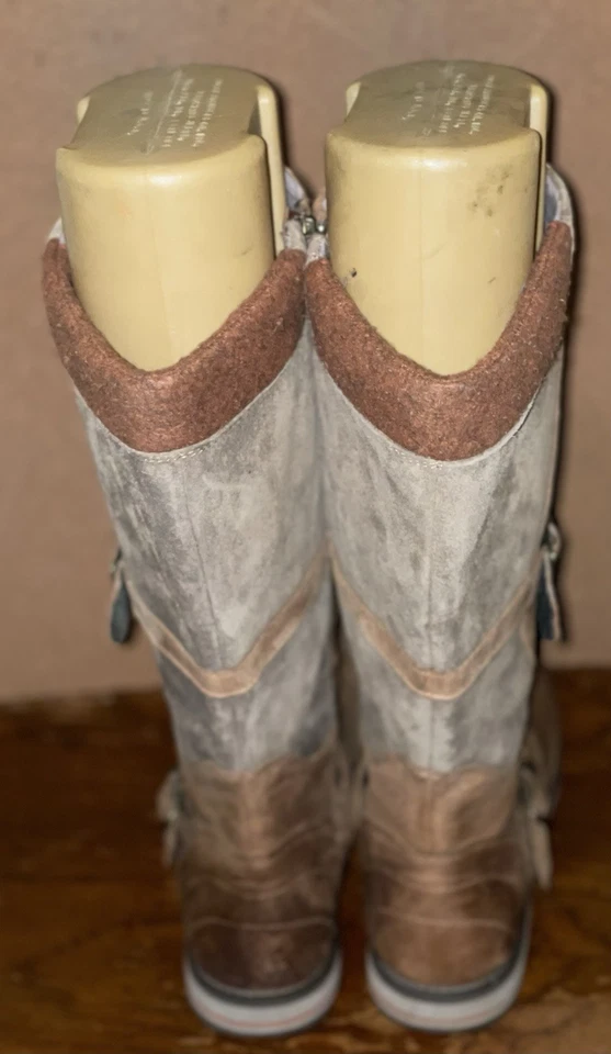 LL Bean Park Ridge Talla 9.5M Marrón Patchwork Botas 296319 Foto 3 de 4