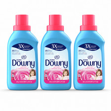 Downy April Fresh Liquid Fabric Softener, 23 Loads, 19 oz, 3-Pack