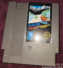 Nintendo Slalom Nintendo NES Game Cartridge Sports Skiing/Snowboarding 1986