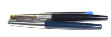 parker fountain pen + rollerball pen + ballpoint refill