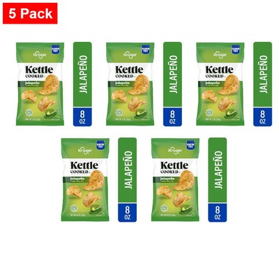 KG Jalapeño Kettle Cooked Potato Chips 8 oz - 5 Pack