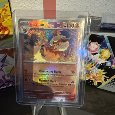Flareon 013/131 Pokeball Reverse Holo Pokémon Prismatic Evolutions 
